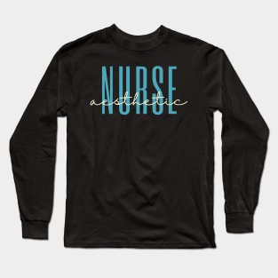 Nurse Aesthetic, Nurse Graduation Gift For Women Long Sleeve T-Shirt